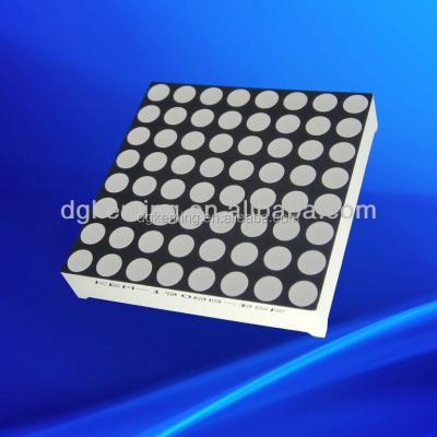 China 4.8mm Semi-outdoor Double Color Yellow Red Blue 8x8 Green Led Bicolor Array Display Dot Matrix Module for sale