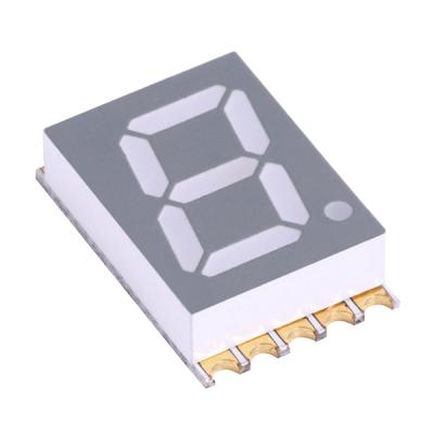 China Home appliance red 0.8 inch smd 7 segment display single digit ultra thin surface mount seven segment display for sale