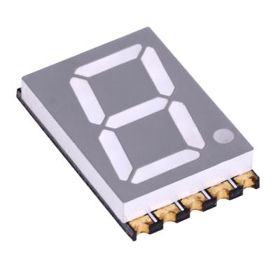 China 0.8 inch digit smd 7 segment display single blue SMT 7 segment 0.8