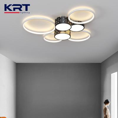 China Zhongshan Modern Factory Sell Modern Minimalist Gold Black Living Dining Room Bedroom Kitchen Led Ceiling Light for sale