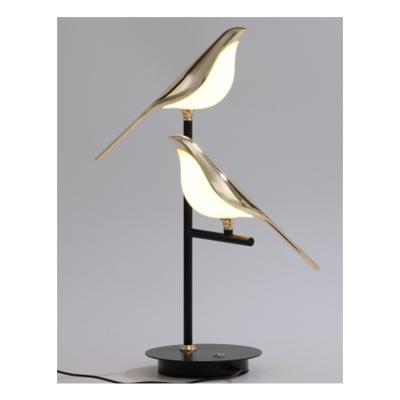 China Hot Sale Minimalist High End Magpie Atmosphere Modern Luxury Led Table Lamps for sale