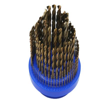 China Cobalt-Containing M35 Stainless Steel Drill Bit Twist Drill 100 Full Straight Sticks Metal Special Set Metal Drilling Bits for sale