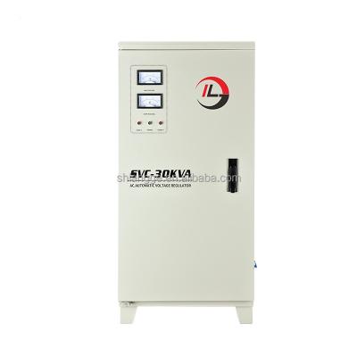 China SVC SVC-40KVA AVR Single Phase Servo AC Voltage Stabilizer 100-260VAC Motor Type Automatic Regulator For Welding Machine for sale