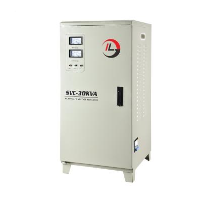 China SVC SVC-30KVA 100-260VAC Single Phase Servo AC Voltage Stabilizer Motor Type Automatic Regulator for Sound System for sale