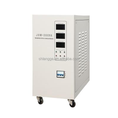 China JIW JSW-15KVA AVR IGBT Control 380V Output Accuracy 1% Automatic AC Voltage Stabilizer Regulator for sale