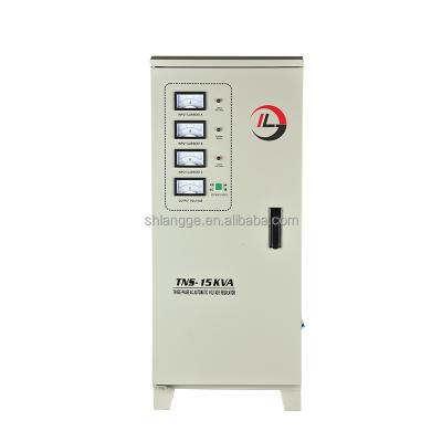 China SVC TNS-15KVA AVR Three Phase Servo Motor AC Voltage Automatic Stabilizer 220V/380V/400V/415V for sale