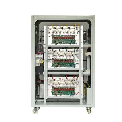 China IGBT 80KVA 100KVA 120KVA Thyristor IGBT Voltage Regulator ZBW ZBW-150KVA AVR 150KVA Static Stabilizer Three Phase Brushless Noncontact Type for sale