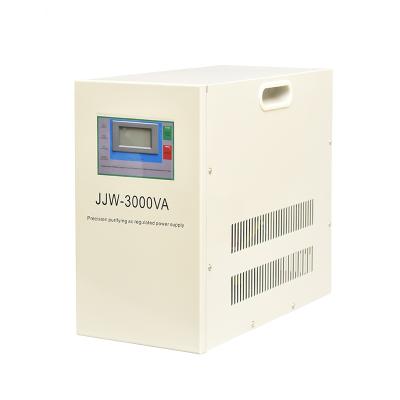 China JIW JJW-3KVA single-phase purification AC voltage stabilizer 220V estabilizador de voltaje 3KW for sale