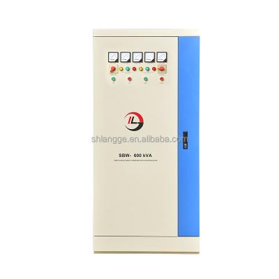 China Dbw AVR Servo Motor Type Full Automatic Regulator 380/400/415VAC, 3 Phase Voltage Stabilizer 600KVA Stabilizer for sale