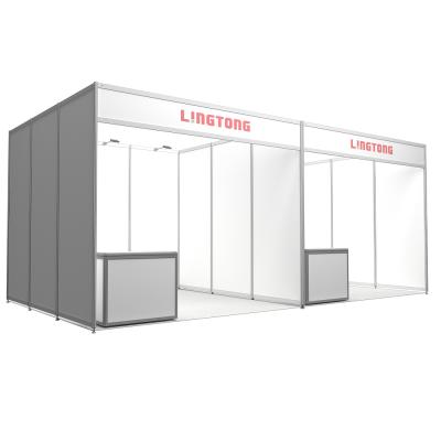 China Based on standard 990mm aluminum 3x6 exhibition booth for conference center expo center for sale