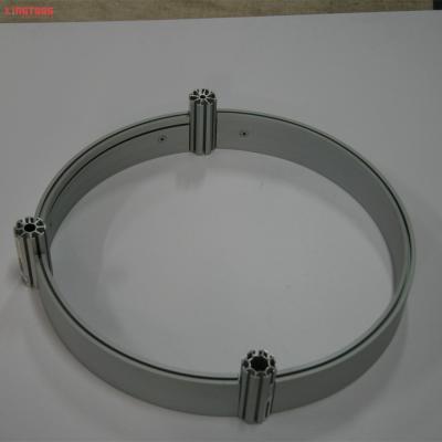 China Trade Show Curved Beam Aluminum Extrusion For Exhibition Rack for sale