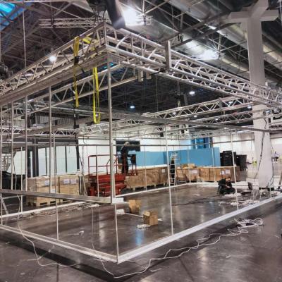 China Hot sale 6082/T6D aluminum lighting truss system for stage decoration and studio for sale