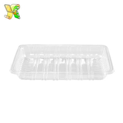 China Food Fruit Packaging One Time Upscale Plastic Microwave Disposable PET Food Tray for sale