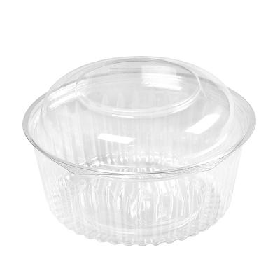 China Disposable Fruit storage container plastic biodegradable food containers 32oz plastic salad bowl with lid for sale