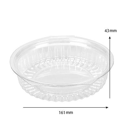 China Disposable Eco-friendly salad bowl take away food large plastic salad bowl stock for sale