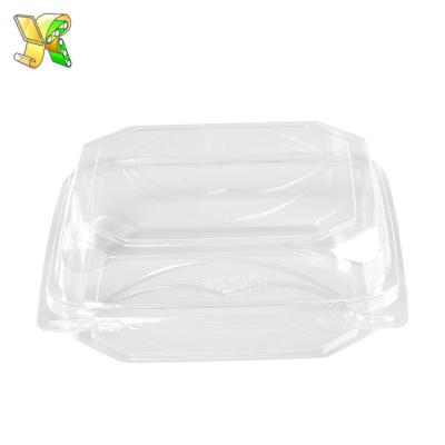 China Disposable Disposable Fruit Box Clear Plastic Fresh Fruit Packaging Box for sale