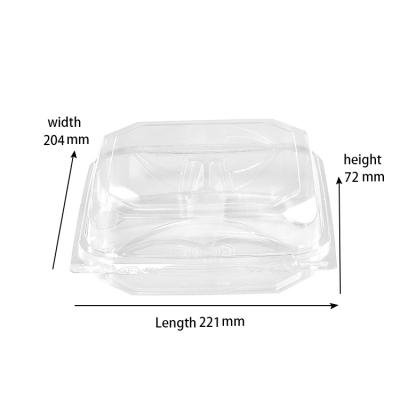 China Food Grade Disposable Ultraviolet Proof Plastic Food Storage Container for sale