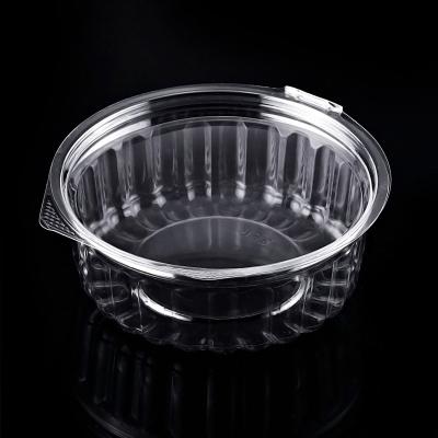 China Disposable Fruit Salad Container Take Out Clamshell Plastic Food Containers for sale