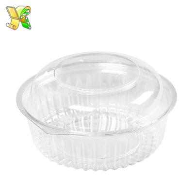 China Disposable PET Material Plastic Food Containers Clamshell Packaging for sale