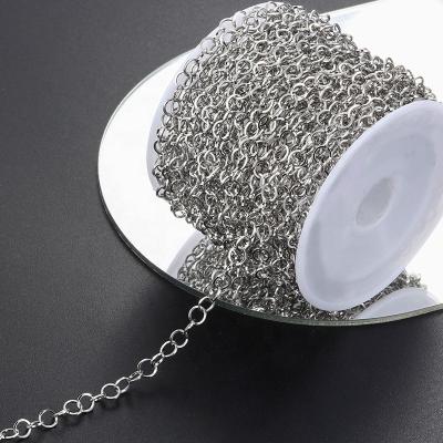 China Environmental Friendly Factory Make Jewelry Findings Diy Stainless Steel Price Plated Necklace Bracelet Jewelry Findings Accessories for sale