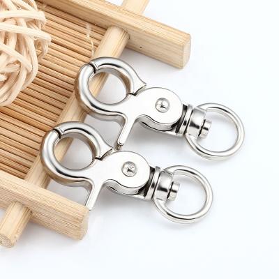 China Extend Tail Chain Diy Ring Spring Hook Zinc Alloy Bag Buckle Box Accessories Metal Zinc Alloy Rotating Lifting Main Chain Buckle for sale