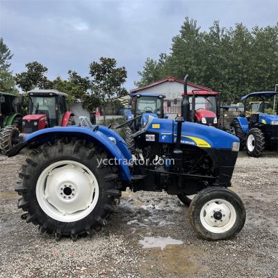 China Cultivate Small Farm Tractor 55hp 2wd New Holland Tractor Price Spare Parts Diesel Engine For Tractor for sale