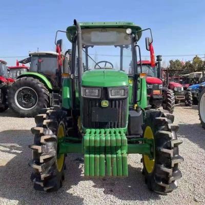 China Farms used/second hand/new John Deere 4x4wd wheel tractor with cultivating small compact mini farm loader garden traktor for sale for sale