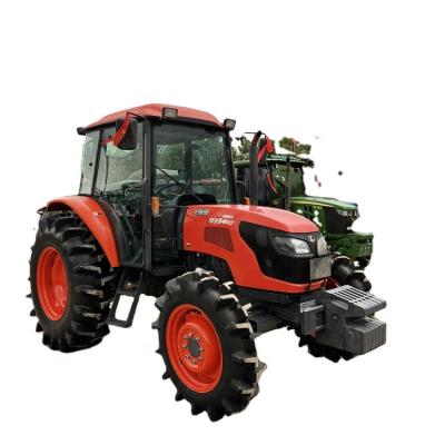 China Farms used/second hand/new tractor 4X4wd m954kq 95hp kubota with small mini loader and farm equipment agricultural machinery backhoe for sale