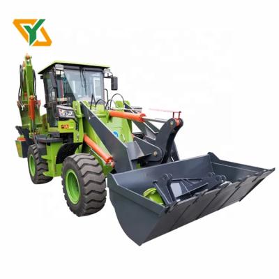 China Farms wheel backhoe loader and loader 6ton construction equipment backhoe loader with yunnei engine for sale