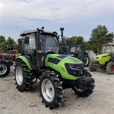 China Farms Second Hand Used Tractors Deutz Fhar 804 1004 Agricultural Machinery 80HP 100 4WD Engine / Perkins Engine Good Quality For Sale for sale