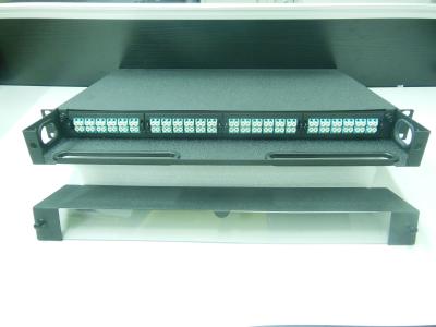 China 1 U Fiber Optic Distribution Unit , Rack Mount Fiber Patch Panel 1U / 2U / 3U for sale