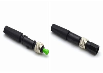 China Field Installation Optical Cable Connector , Single Mode Fiber Optic FC Connector for sale