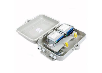 China SMC 1 X 8 / 16 / 32 Cassette PLC Fiber Optic Distribution Box Terminal Board Disassembly for sale