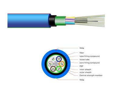 China Outdoor FTTH Fiber Optic Cable MGTSV Anti-Rodent Optical Cable For Mine 250 PVC for sale