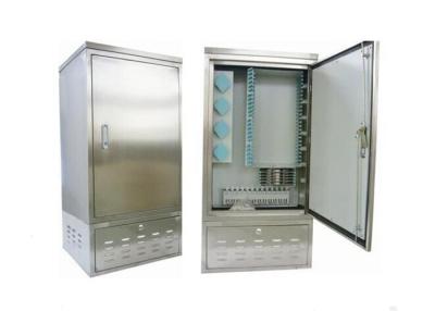 China Steel Max. 288 Cores Cross Connect Cabinet FTTH Equipment Waterproof IP65 for sale