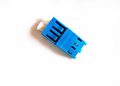 China LC UPC Fiber Optic Adapter , Duplex Single Mode Optical Fiber Coupler bulkheads for sale