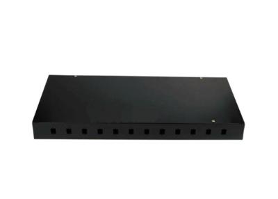 China Rack Mount 12 Port FC Fiber Optic Terminal Box ODF Slid-away SC LC Termination Box for sale