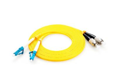 China LC to FC Duplex Fiber Optic Patch Cord Outdoor Simplex Optical Jumper Waterproof for sale