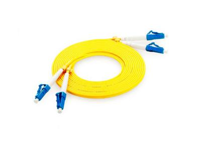 China LC Duplex Optical Jumper Fiber Optic Patch Cord Simplex For FTTH Applications for sale