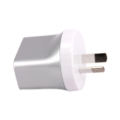 China Qc1.0 HSUEL SAA Certified AU Plug Small Charger 1 USB Port Adapter For iPhone 1A Wall Charger for sale