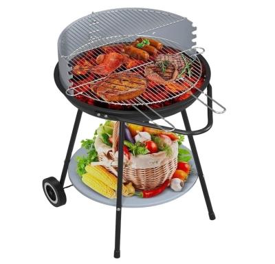 China Easily Assembled QUICKLY TO SHIP Durable Low MOQ Fireplace Backyard Charcoal Grill BBQ Camping Grill for sale