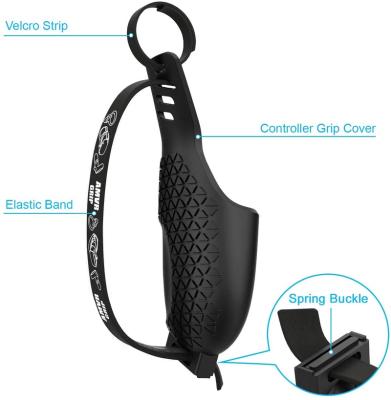 China Anti-throw Grip Protective Sleeve China Manufacture Comfortable Protective Halo Strap Accessories Adjustable Head Strap For Oculus Search 2 Elite Strap Replacement for sale