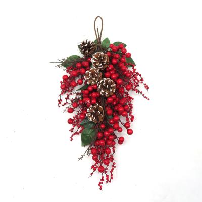 China Party Supplies Decorations Christmas Ornament Simulation Flower Christmas Tree Decoration Flowers for sale