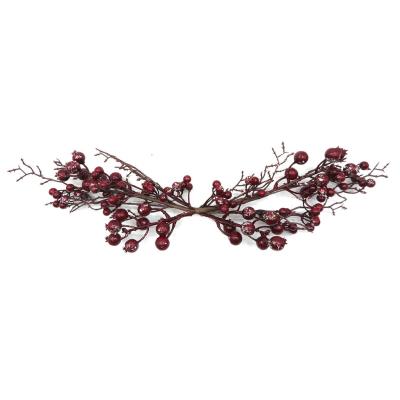 China Christmast Ornament Simulated Berry Fruit Acacia Bean Christmas Flowers Christmas Decorations for sale