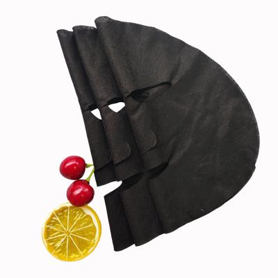 China Blemish Damage Binchotan Cloth Bamboo Biodegradable Black Sheet Dry Release Mask for sale