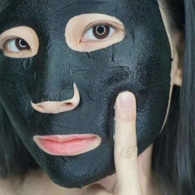 China Blemish Blemish Charcoal Release Sheet Mask Purifying Activated Carbon Side Mask Deep Cleansing Dry Sheet for sale