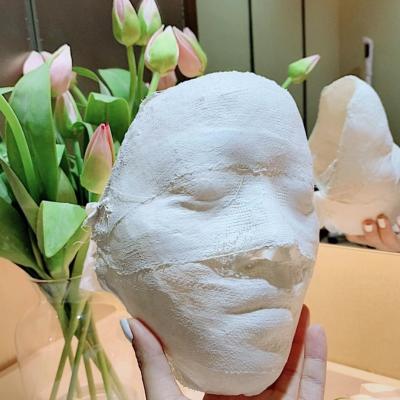 China Beauty Nourishing SPA Use Nourishing Gypsum Plaster Face Mask For V Shape Face Mask Mom Lifting Thin Face Mask for sale