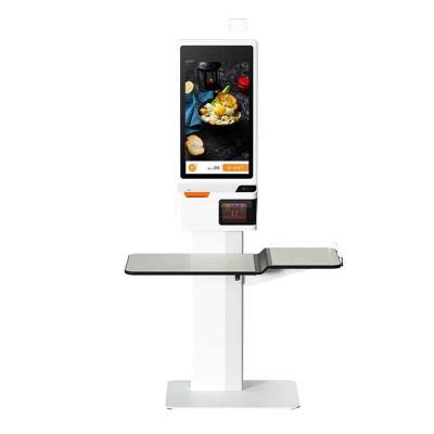 China 24 Inch Catering Self Service Kiosk 4GB Ram 16GB Rom With Barcode QR Code Reading for sale