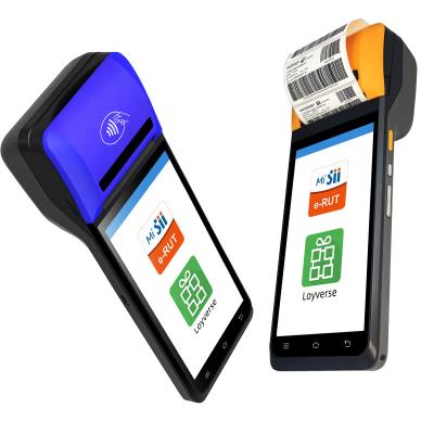 China NFC 5.5 Inch Handheld Pos Machine With Android 13 And Customized Logo for sale