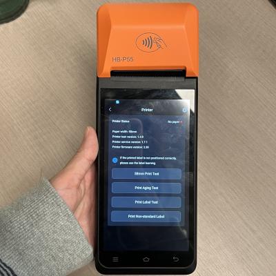 China Terminal Android portátil Sistema Pos portátil Pantalla táctil para el sistema Pos del hospital Sistemas de venta automática Sistemas Pos en venta